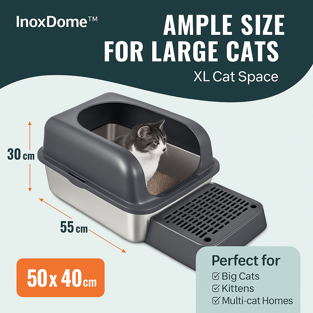 InoxDome™ Litter Tray