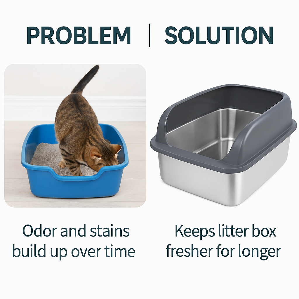 InoxDome™ Litter Tray