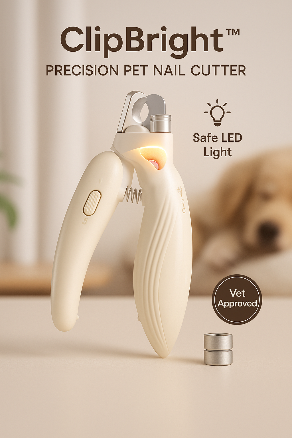 ClipBright™ – Precision Pet Nail Cutter