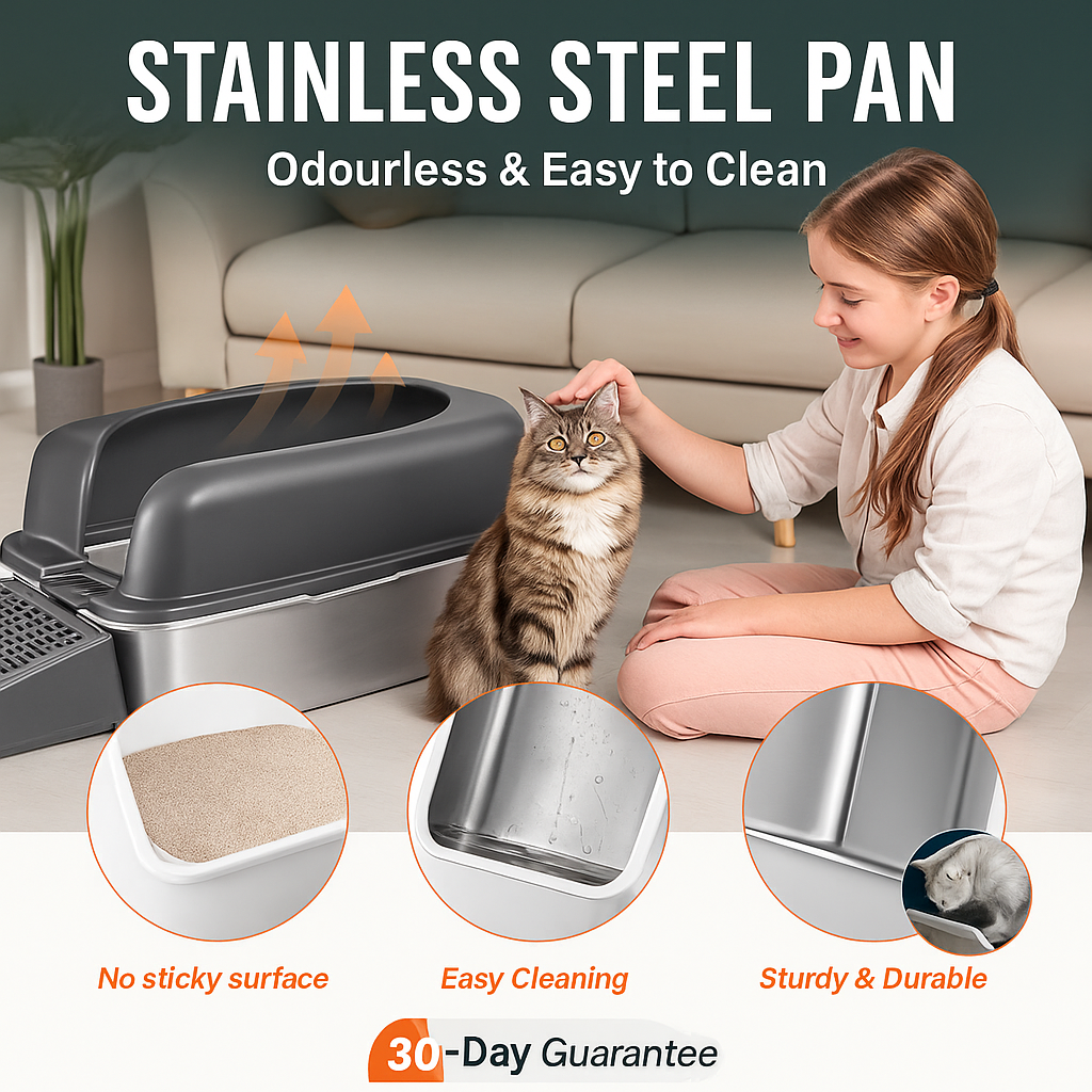 InoxDome™ Litter Tray